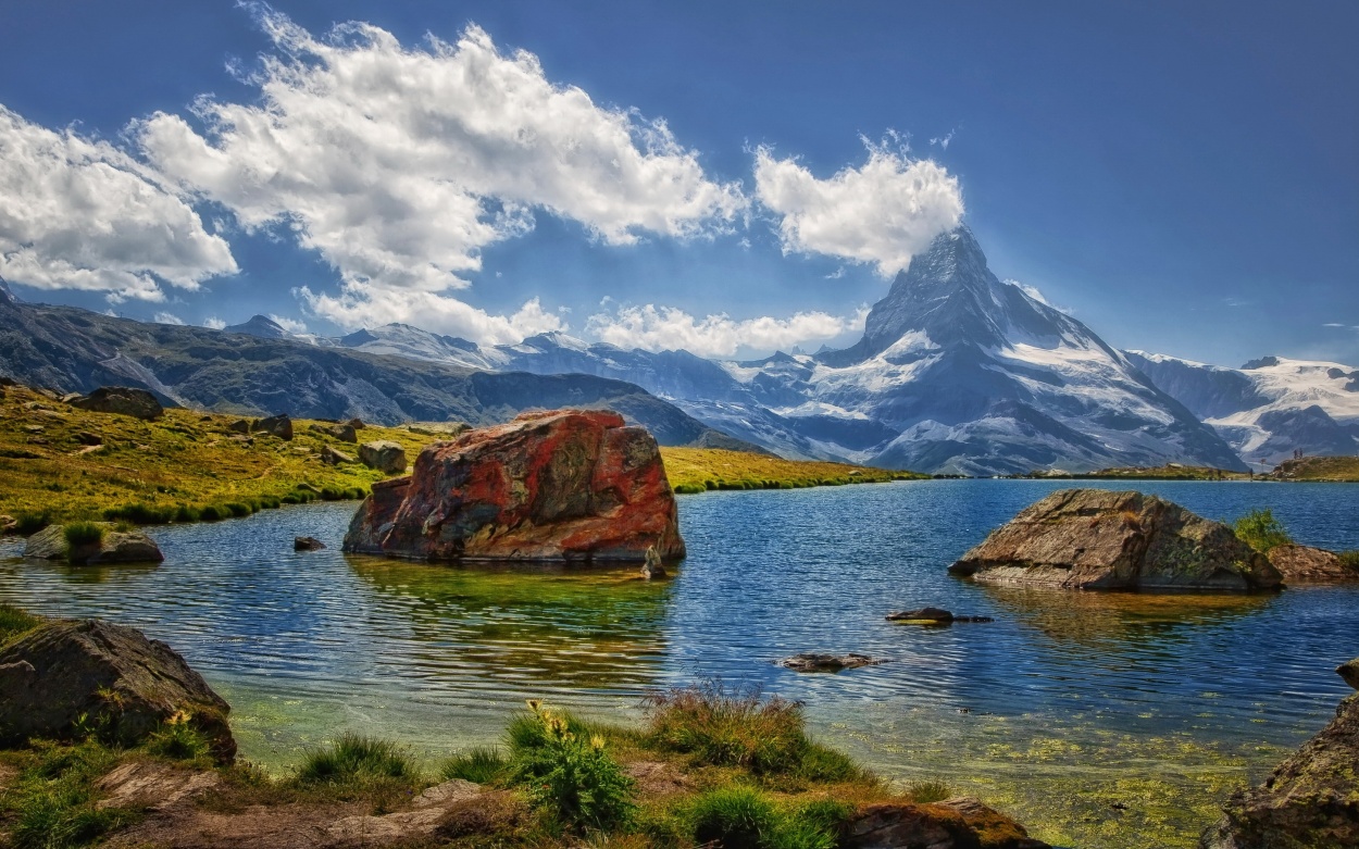 Schweiz: Glacier Express Bernina Express. Matterhorn Zermatt