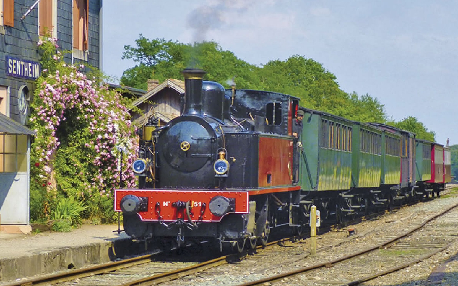 Dampfzüge Elsass Train Thur Doller