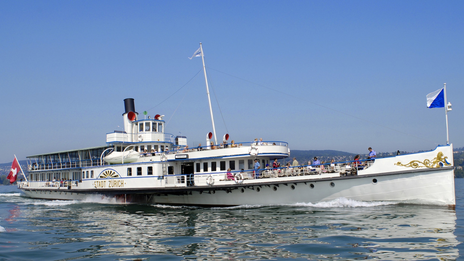 Zürichsee Nostalgie Dampfschiff