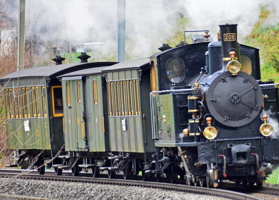 Eisenbahn Romantik Berner Oberland Dampfzug Nostalgie