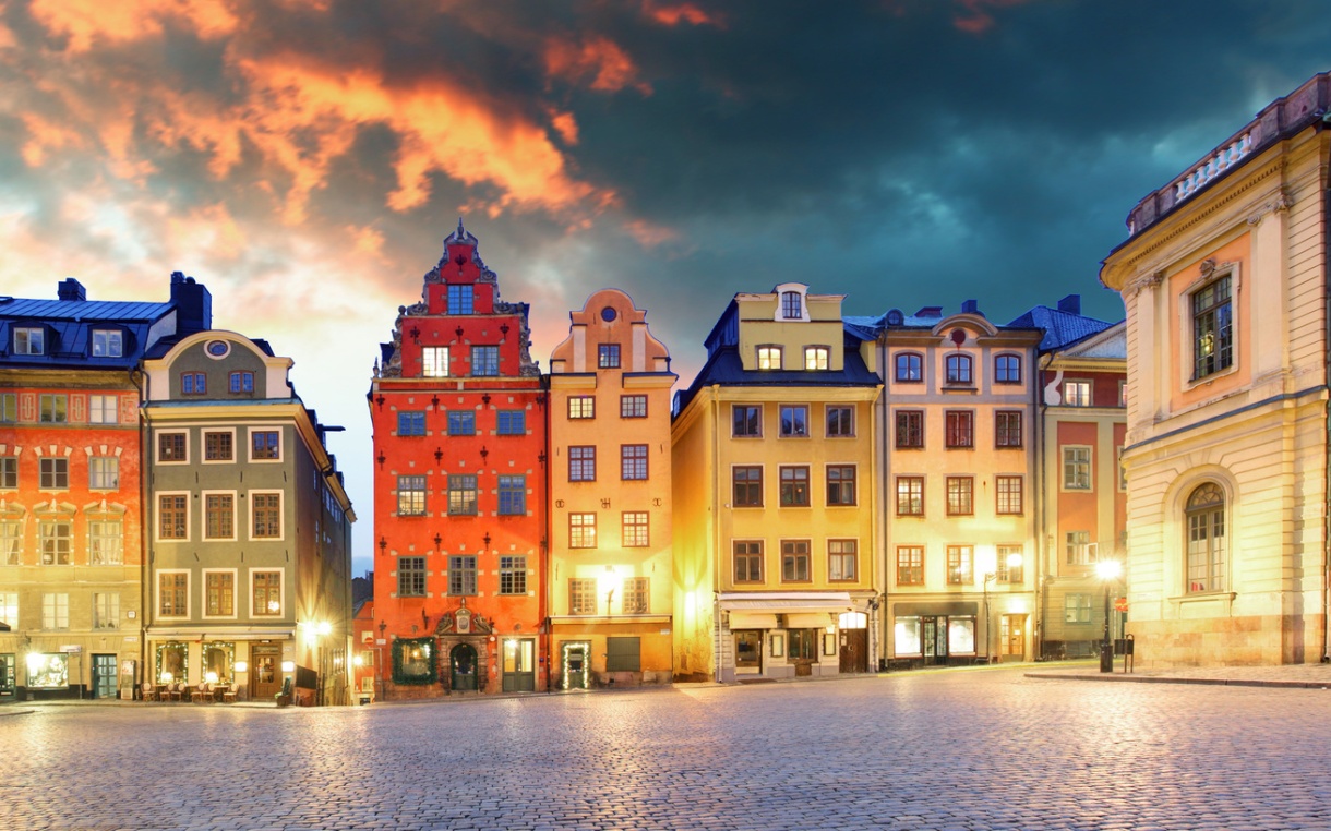 Stockholm Gamla Stan Schweden Altstadt Nostalgie