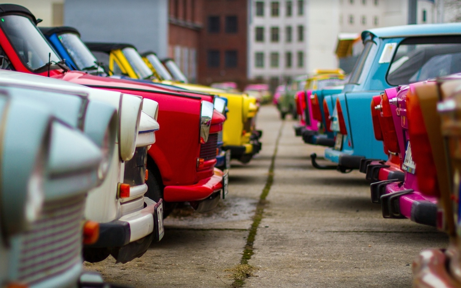 Oldtimer Omnibus Trabant Pappe nostalgische Zeitreise