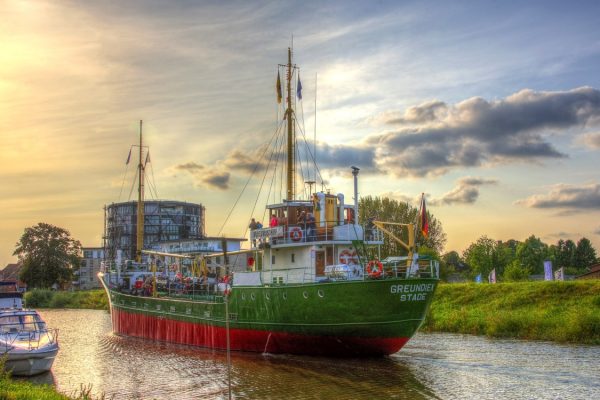 Nostalgie Stade Schwinge Elbe Greundiek Hansestadt