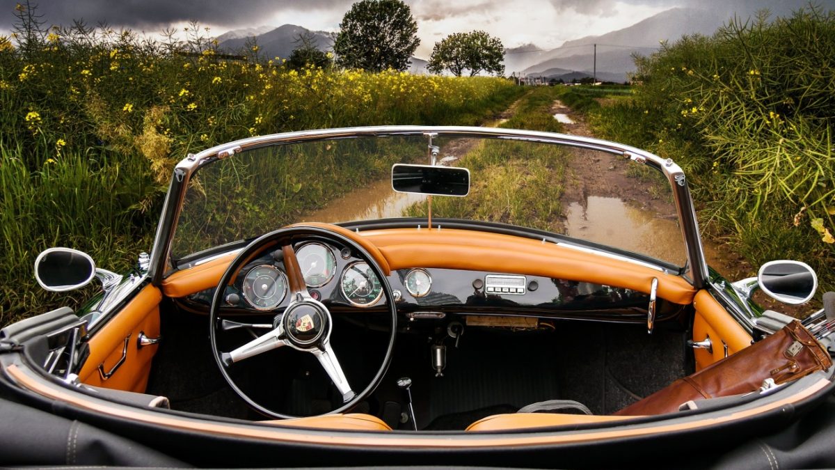 Cockpit Cabrio Porsche Classic Oldtimer