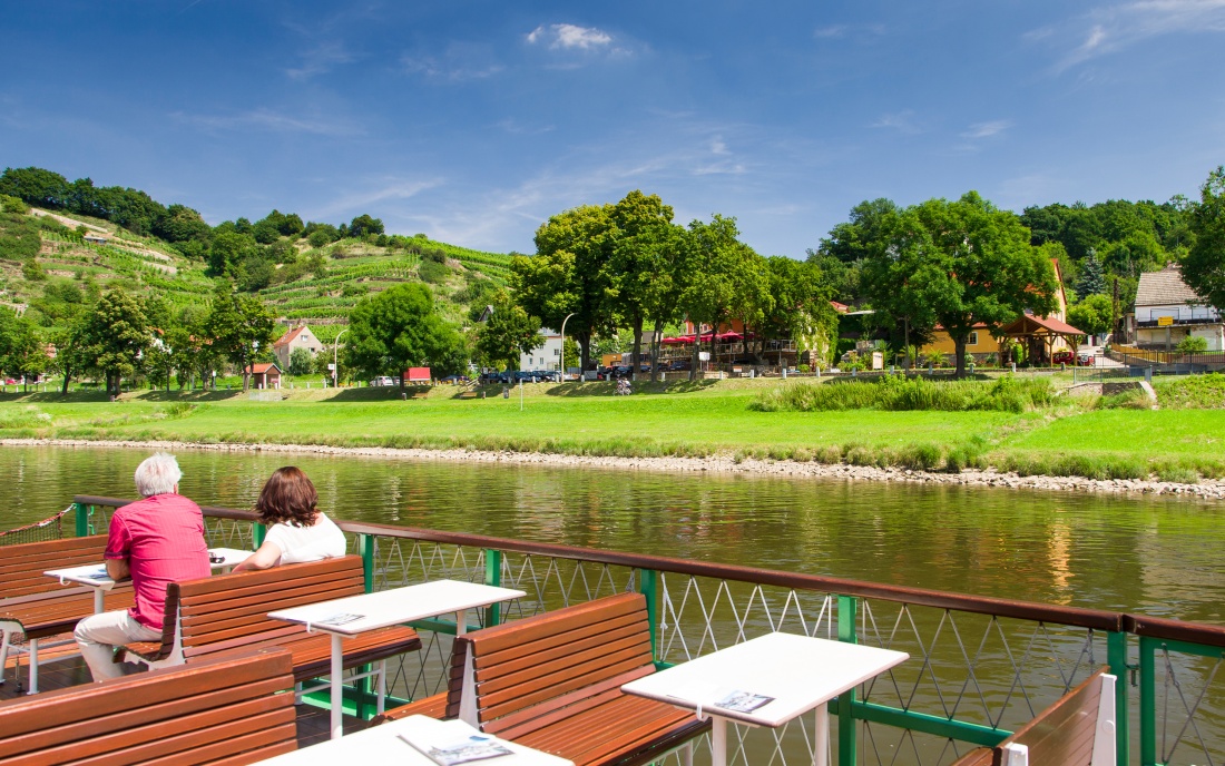 Schifffahrt Fluss Deutschland Elbe Sachsen Meißen Dresden