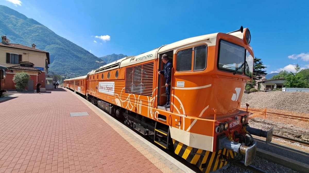 Iseo See Treni dei Sapori Pisogne Italien